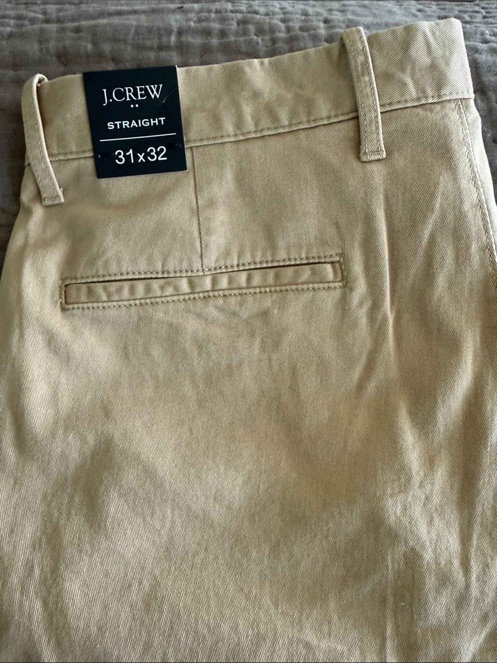 J. Crew Straight Fit Men’s Chinos - Light Tan